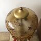 Glass lamp floral decoration Vianne ed. Suberville