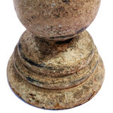 Pair of wooden candlesticks