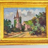 Peinture à l'huile d'Édouard Jules Eveno