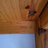 Modern Scandinavian coffee table in pine by Yngve Ekström