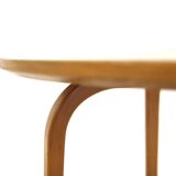 Scandinavian elm coffee table, Sweden, 1940