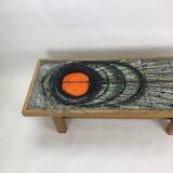 Mid-century design ceramic coffee table, 1970’s
