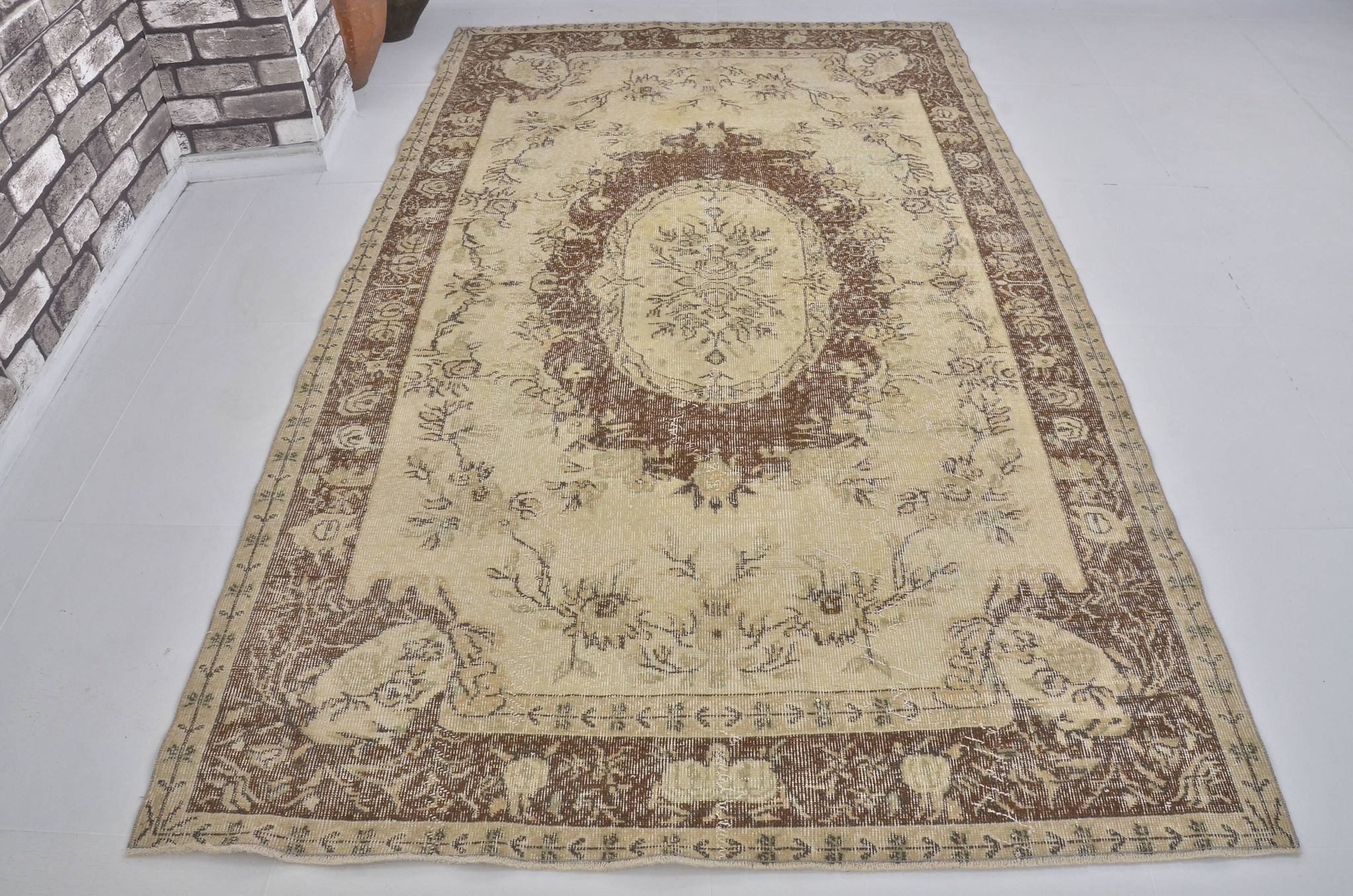 Oversize Vintage Turkish Carpet sku1773