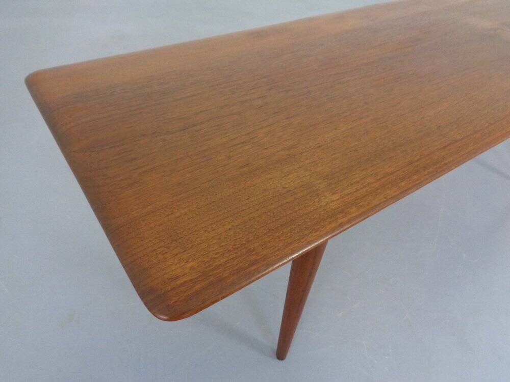 Teak Coffee Table by Peter Hvidt & Orla Mølgaard-Nielsen for Cado, 1960s