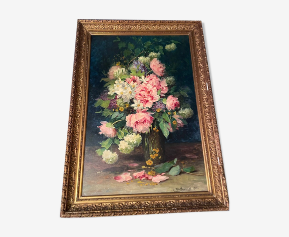 Huile sur toile Lillie Honnorat 1903
