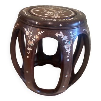 Pearl inlay stool
