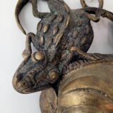 Masque en bronze