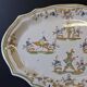 Superb vegetable dish/soup tureen in ceramic and its serving platter in very good condition.