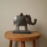 Candle holder in metal