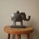 Candle holder in metal