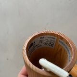 Vintage pine airplane pendant light