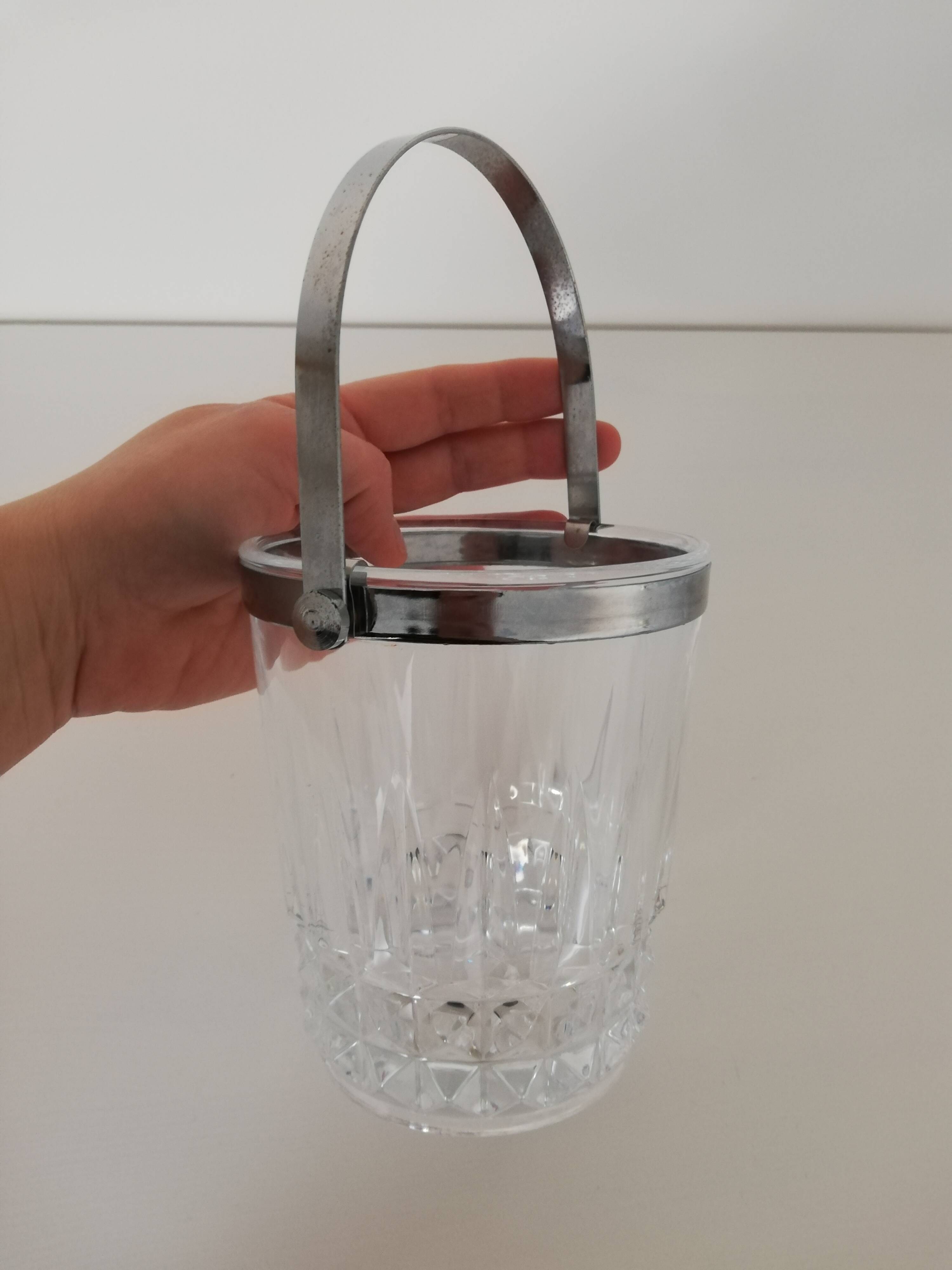 Vintage Arques crystal ice bucket