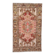 3x5 Vintage Brown & Beige Ousahk Area Rug, 90x152Cm