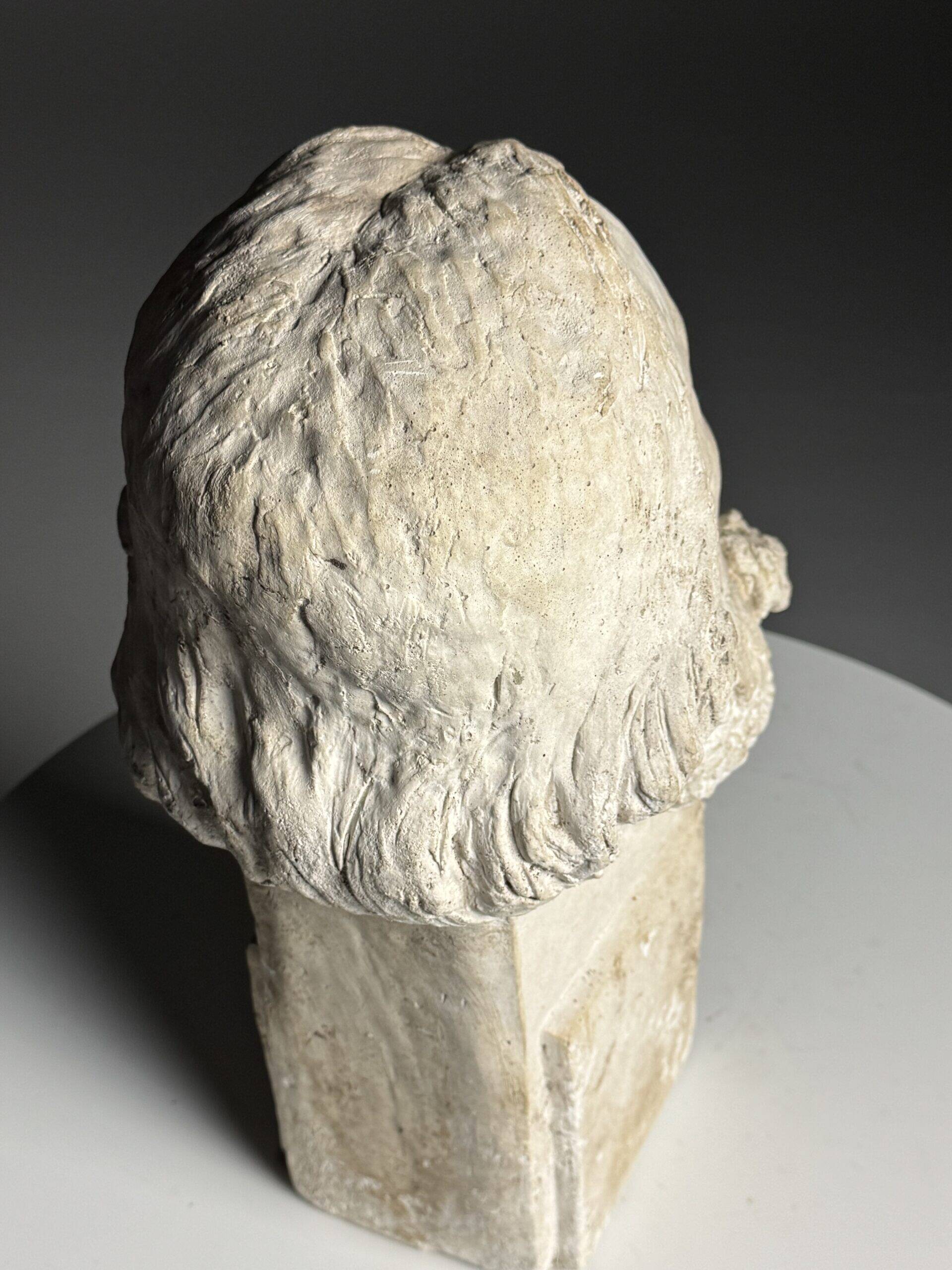 Plaster bust classic head