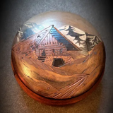 Savoyard wood box