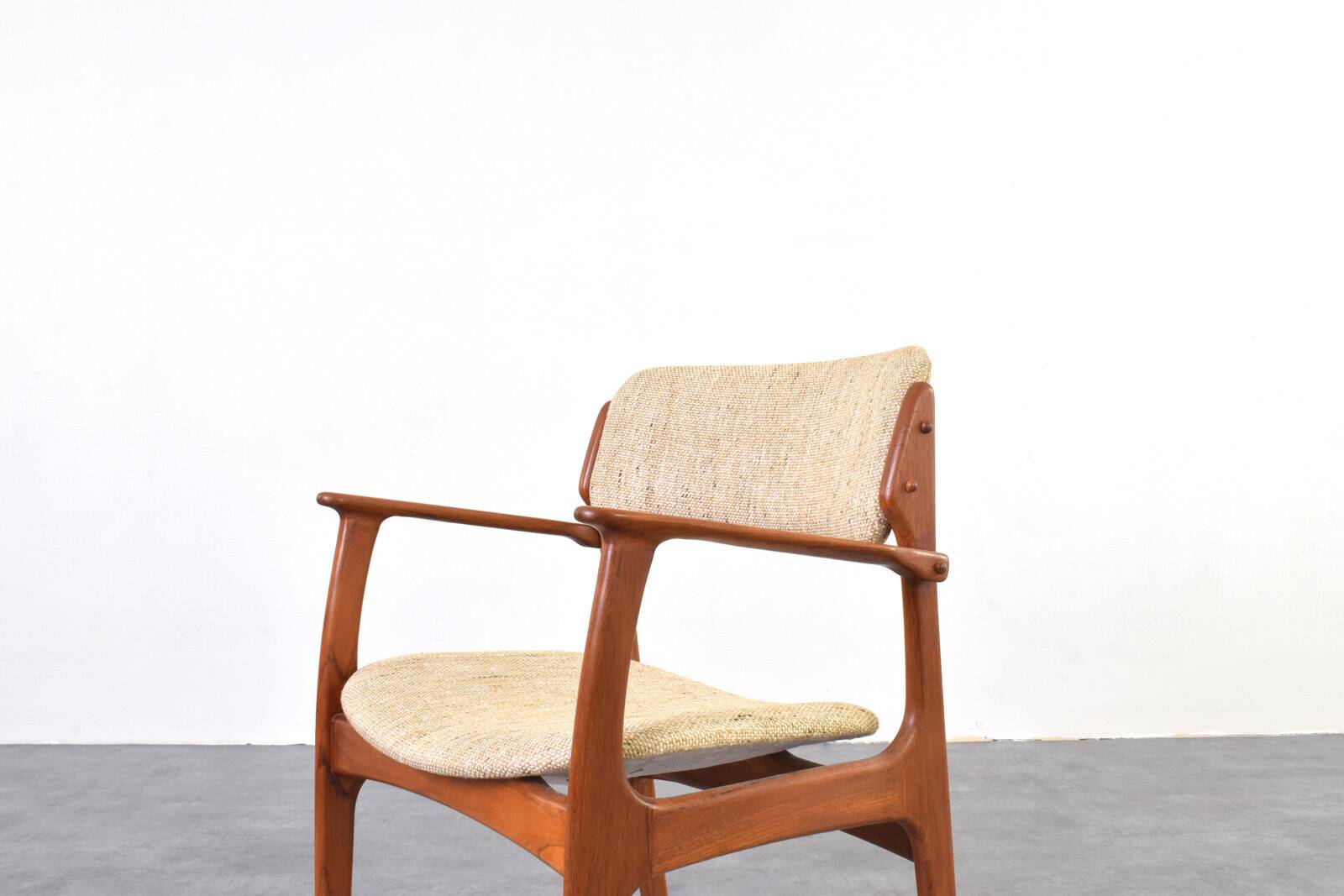 Teak Dining Chair by E. Buch for O.D. Møbler, 1960s
