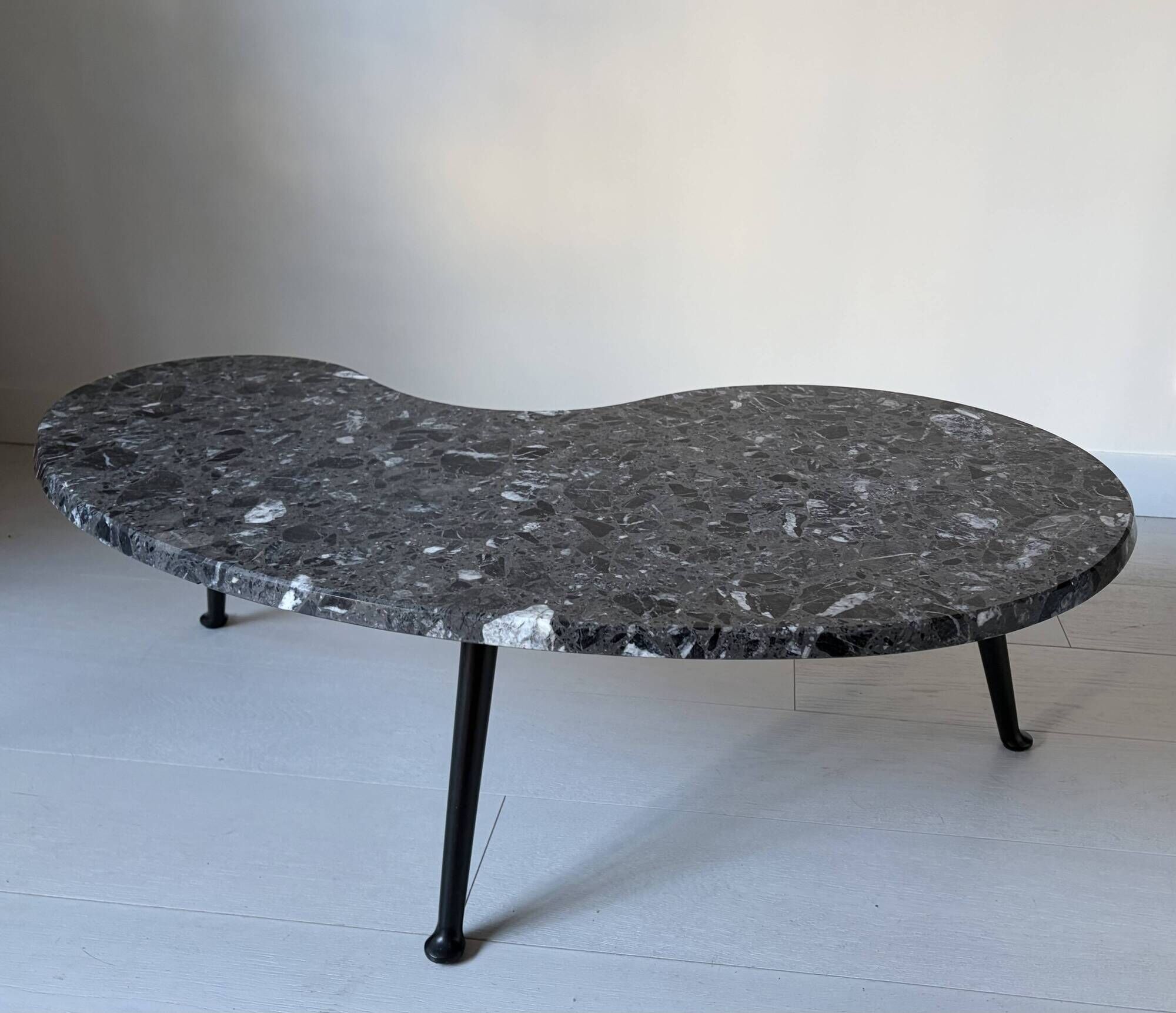 Tubble table by Pode/Leolux composite marble Grigio Carnico 50's style