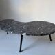 Tubble table by Pode/Leolux composite marble Grigio Carnico 50's style