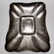 Vintage Rectangular Embossed Silver Plated Tray / Centerpiece by Olri, Italy
