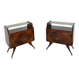 midcentury rosewood nightstands