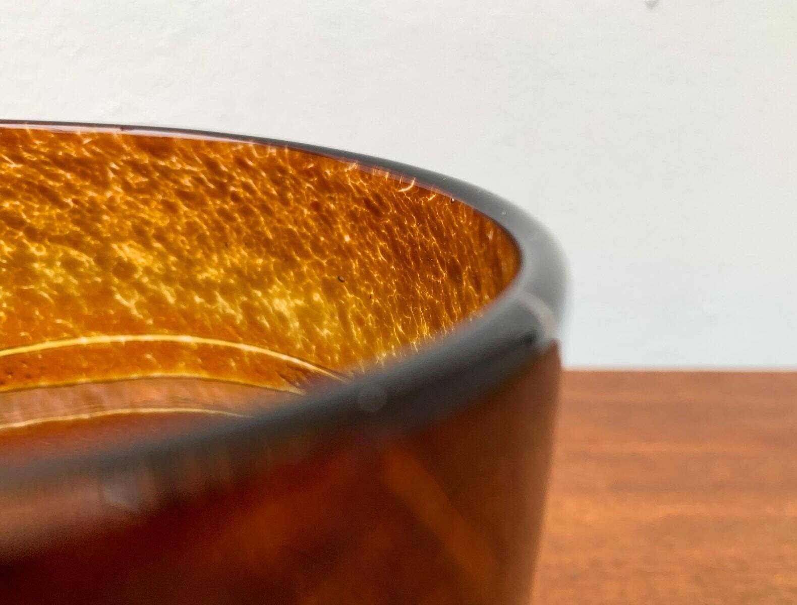 Vintage Swedish glass vase by Milan Vobruba for Gusum Sweden