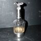 1900 crystal liqueur carafe with water leaf cut + Minerva silver mount