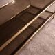 Vintage 80's brass coffee table, glass tops