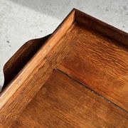 Wooden rolling trolley with removable top H66 75x35