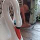 Jardiniere en faïence cygne