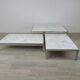 Airborne marble coffee table design J.A.Motte vintage 60s