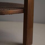 Modern Danish, Lacquered Beech Side Table, Fritz Hansen, "Model 1535", 1940s