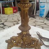 Pied de lampe en bronze du XIX siècle