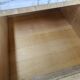 1950s maple chest of drawers with a marble top