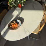 Oval dining table mauro lipparini