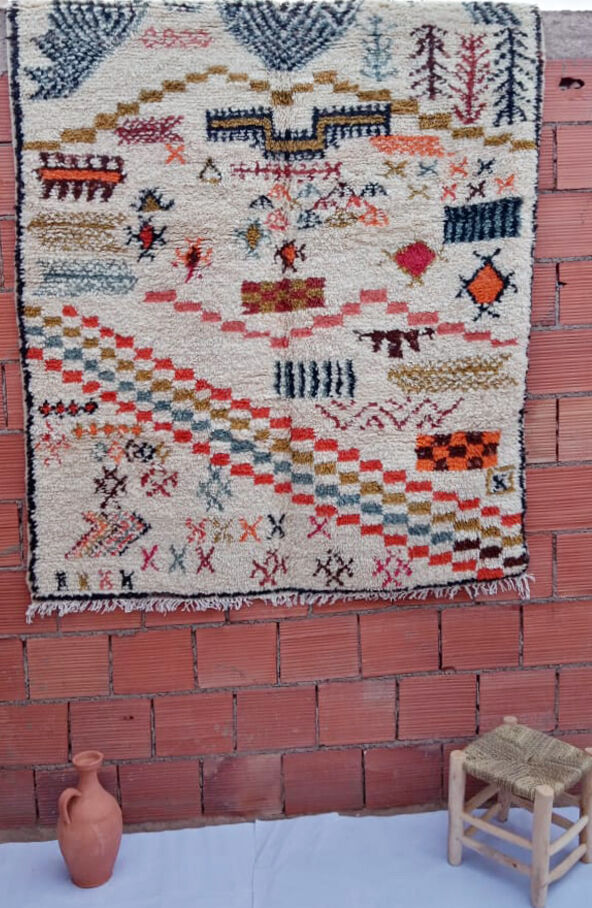 Tribal history carpet 240 x 154cm