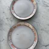 Set of 5 flat plates Niderviller model Mahia