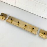 3 Scandinavian brass candlesticks, Pierre Forssell, Skultuna, Sweden, 1960s