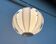 Mid-century space age lamellaire moon pendant lamp from the 1960s.