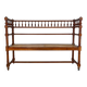 Antique banquette in Louis XIII style, turned wood with caning, late 19th to early 20th century.