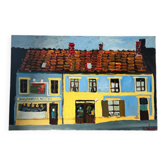 David Michel Bakery and Pastry Shop, signed Raymond Ségou