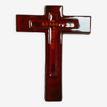 Bayer ceramic crucifix from the 70s