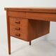 Scandinavian vintage teak flip-top desk