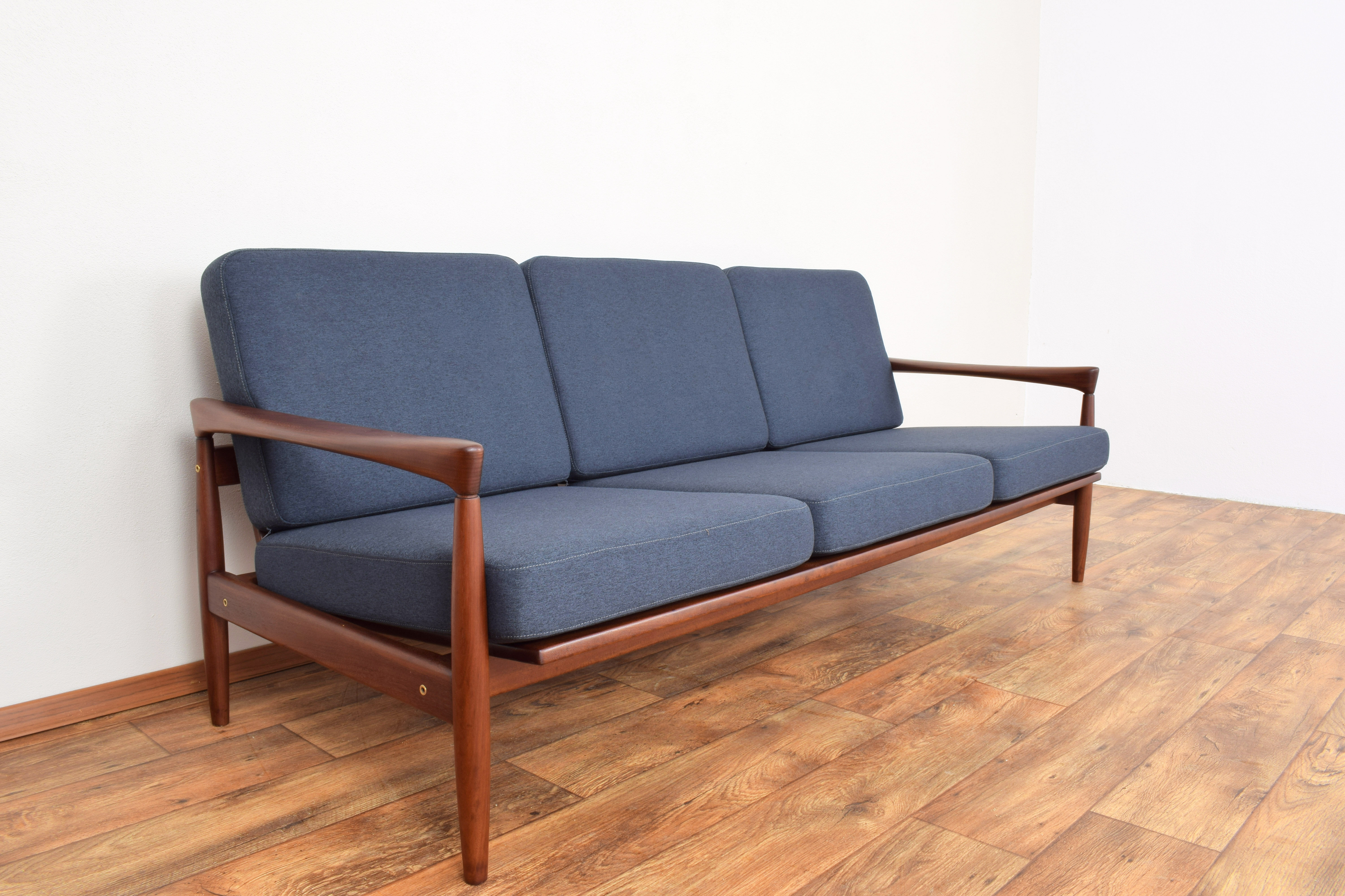Mid-Century Teak Kolding Sofa by Erik Wørts for Ikea, 1960s.