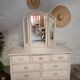 Rattan chest of drawers 80s and its mirror