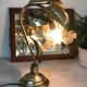Lamp golden leaves 70s