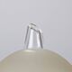 Murano glass table lamp by Itre, cone and satin sphere, Venice 1980s