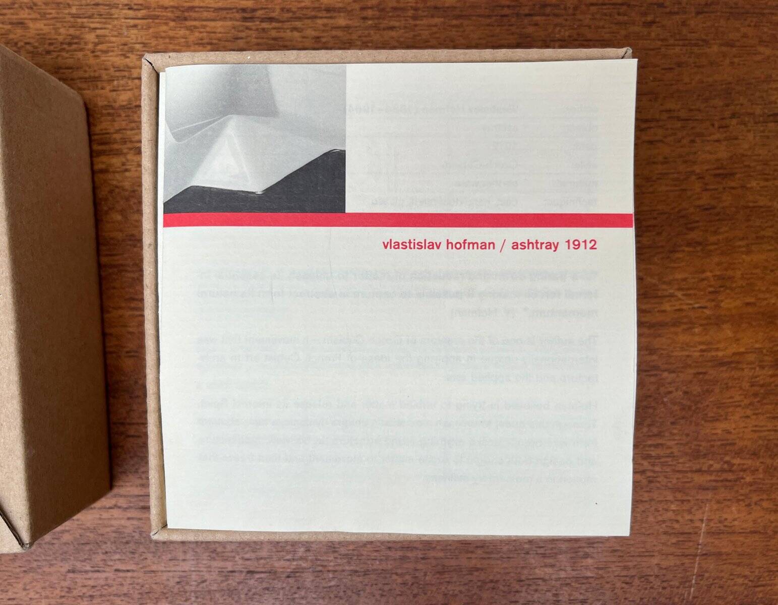 Modernist Bauhaus Czech Repro Ceramic Ashtray by Vlastislav Hofman for Modernista
