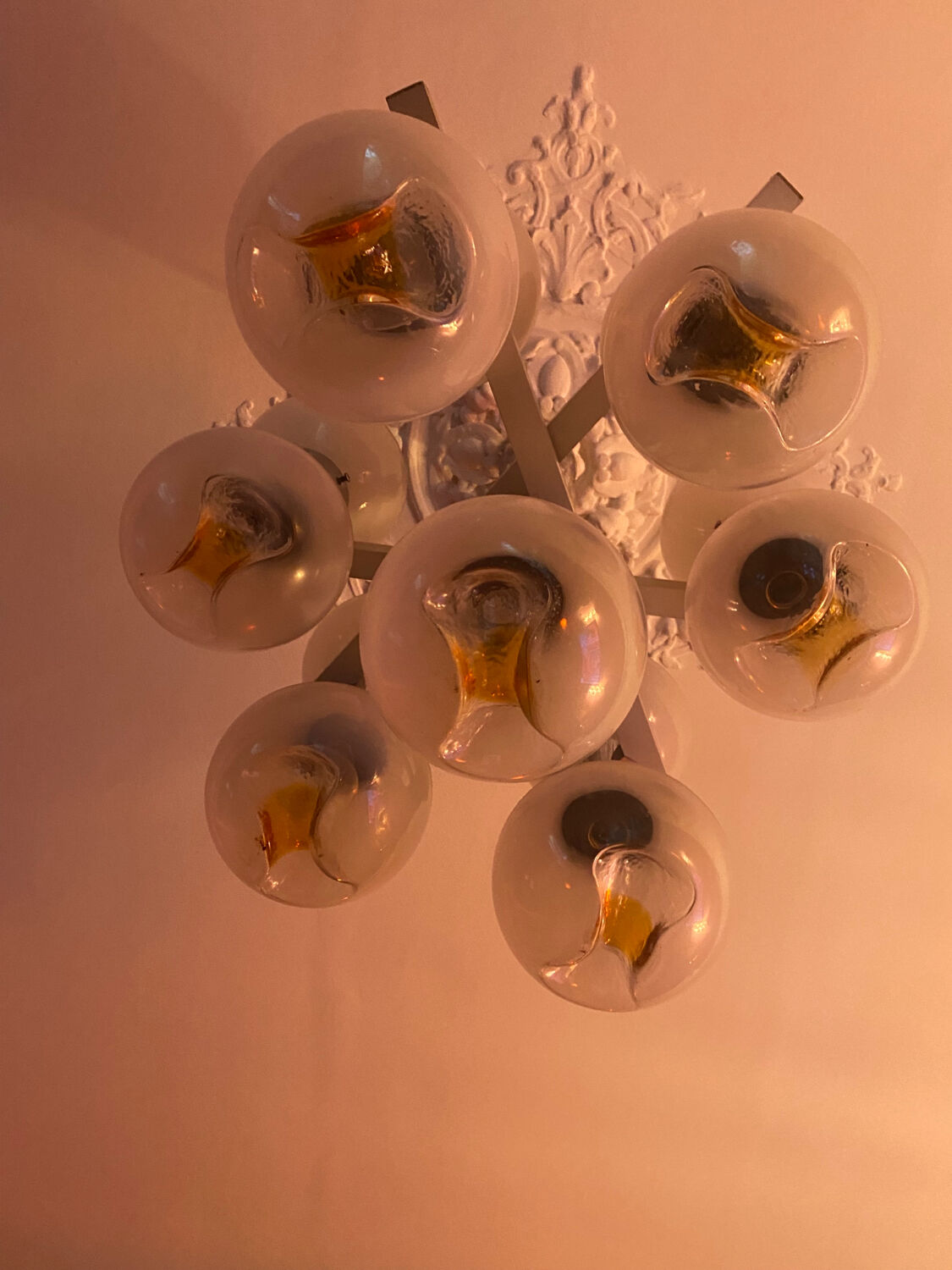 Superb and rare, the other Gaetano Sciolari for Mazzega.