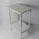 old wooden side table