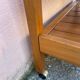 Solid elm side table Maison Regain